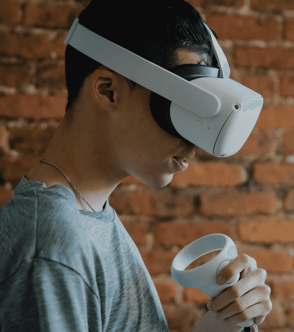 Person typing on a mechanical keyboard